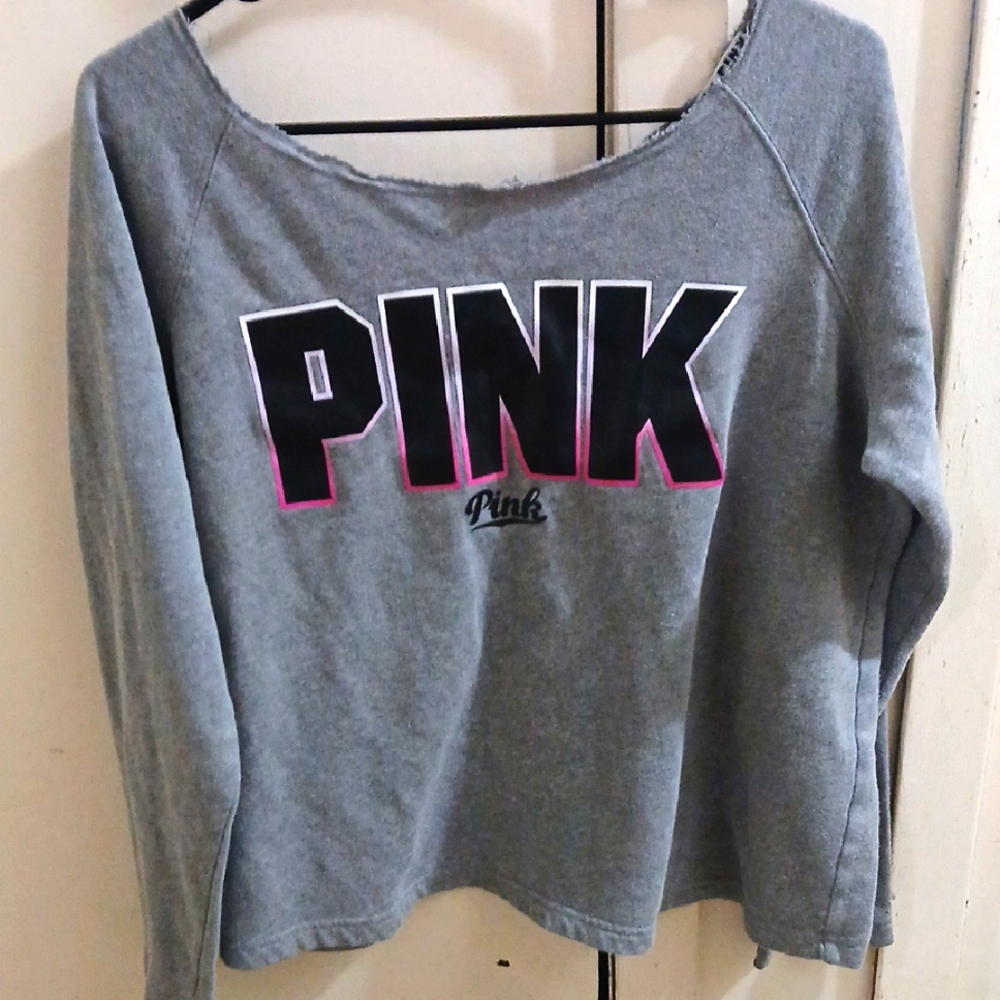 Victoria's Secret PINK Gray Sweatshirt
